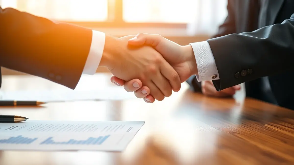 Imagen genérica de un acuerdo laboral o negociación.