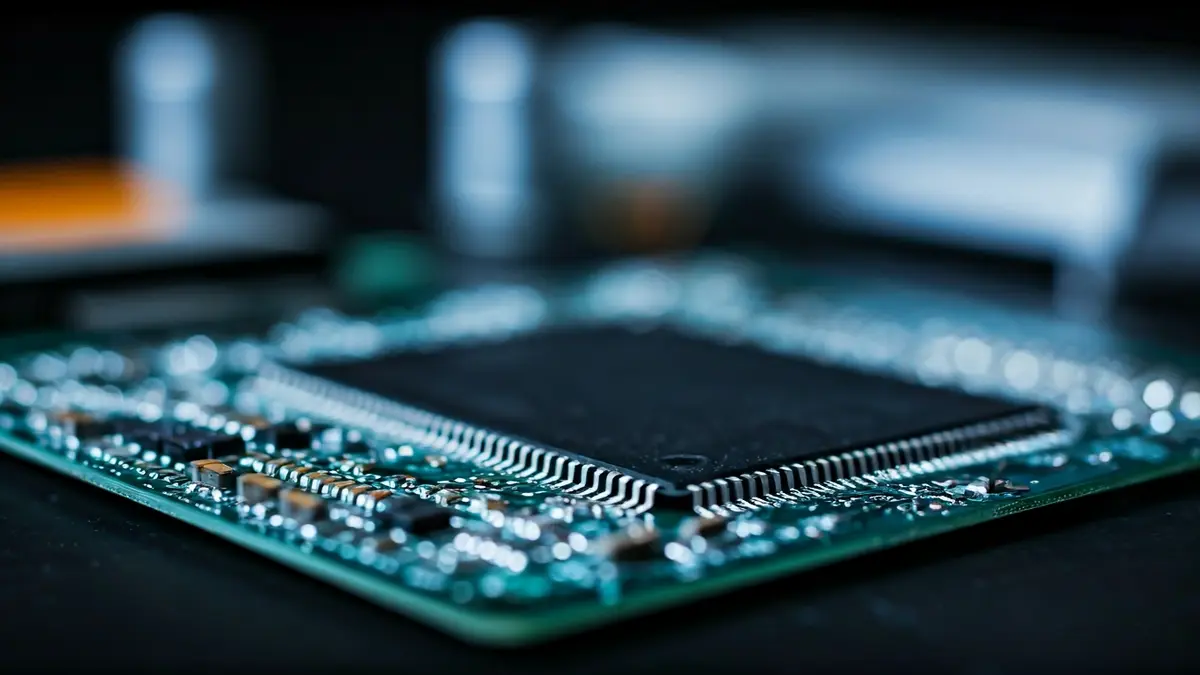 Imagen genérica de tecnología avanzada y componentes electrónicos.