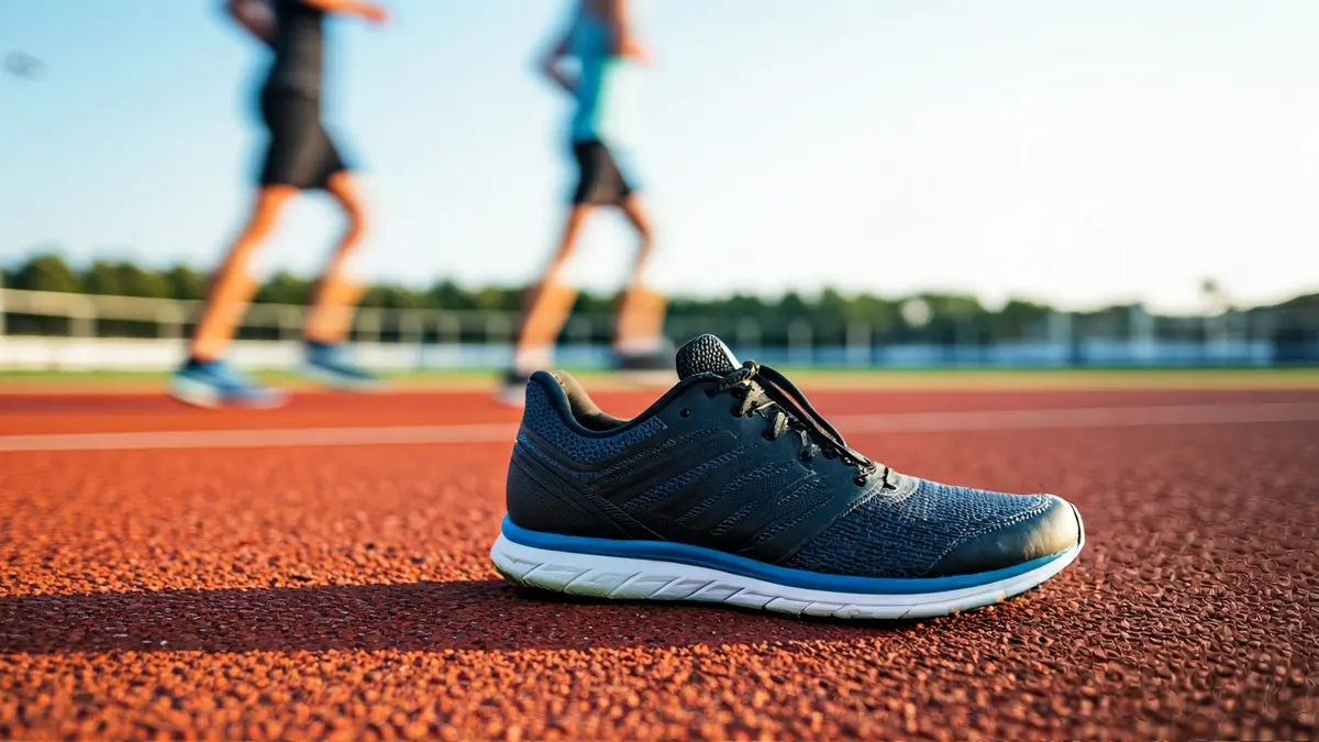 Imagen genérica de un corredor en una pista de atletismo
