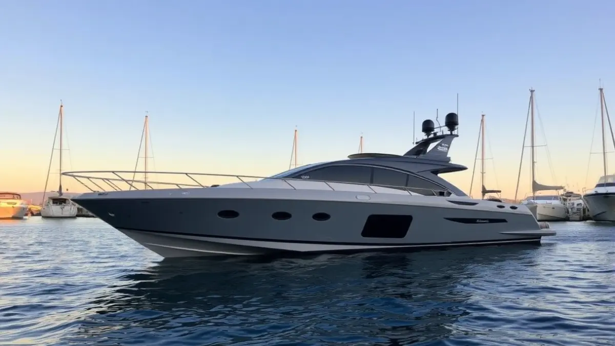 Nueva patrullera de alta velocidad atracada en el puerto de Almería.