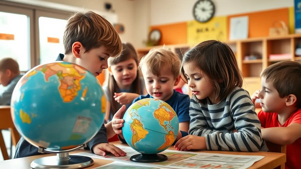 Generic image of children in a classroom learning about their environment.