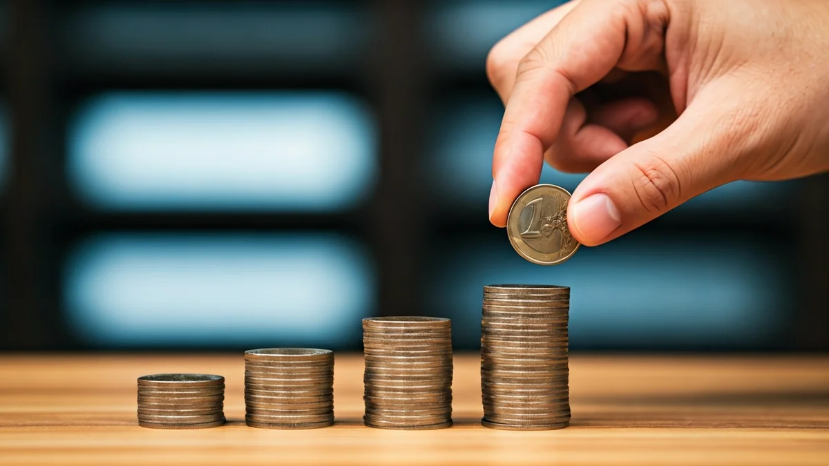 Imagen genérica de monedas apiladas, simbolizando crecimiento económico y empleo.