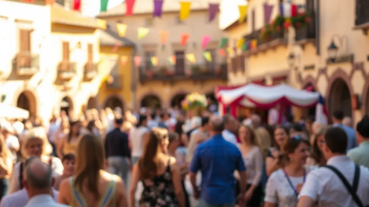 Imagen genérica de una celebración tradicional en un pueblo andaluz.
