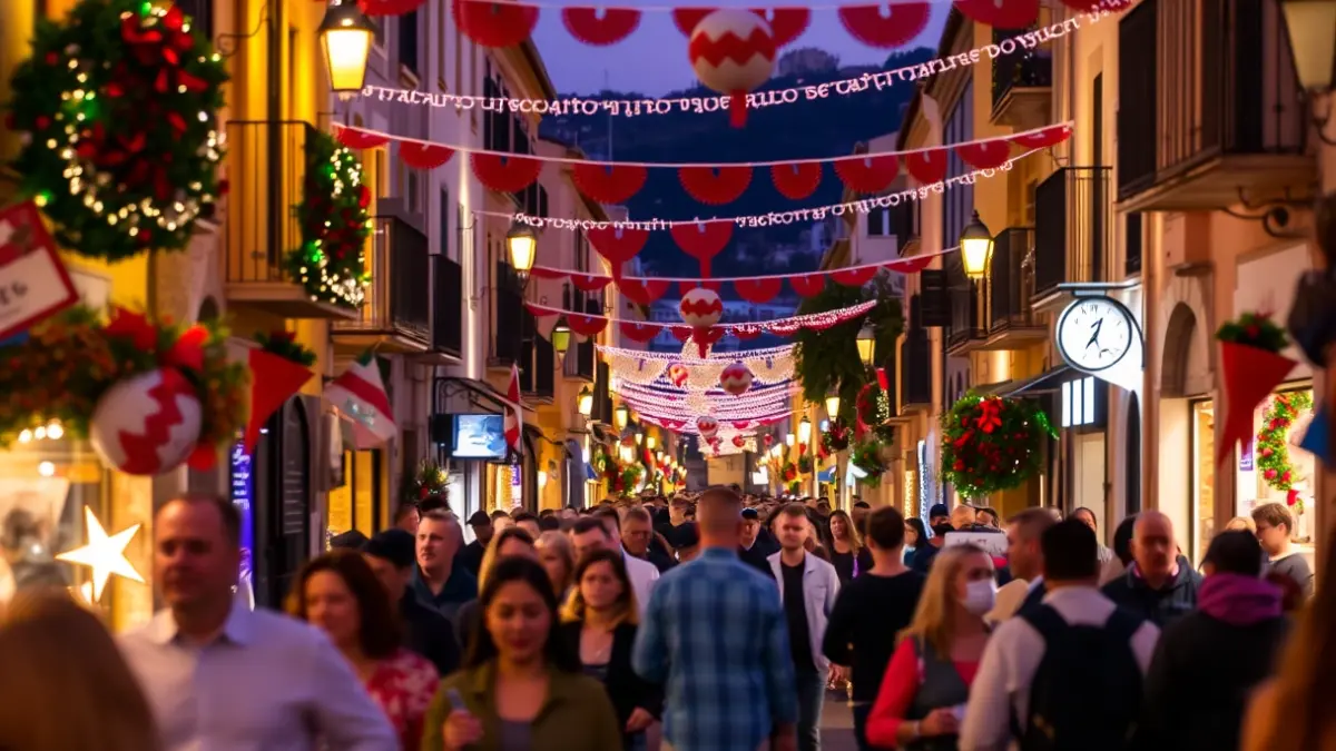 Imagen genérica de una celebración festiva en un pueblo andaluz.