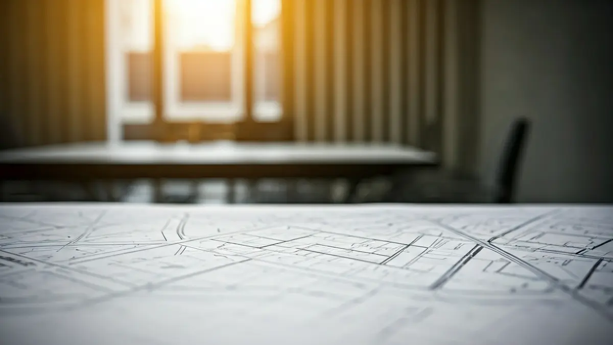 Imagen genérica de planos urbanísticos o documentos de planificación.