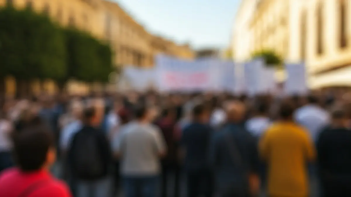 Generic image of a public health protest.