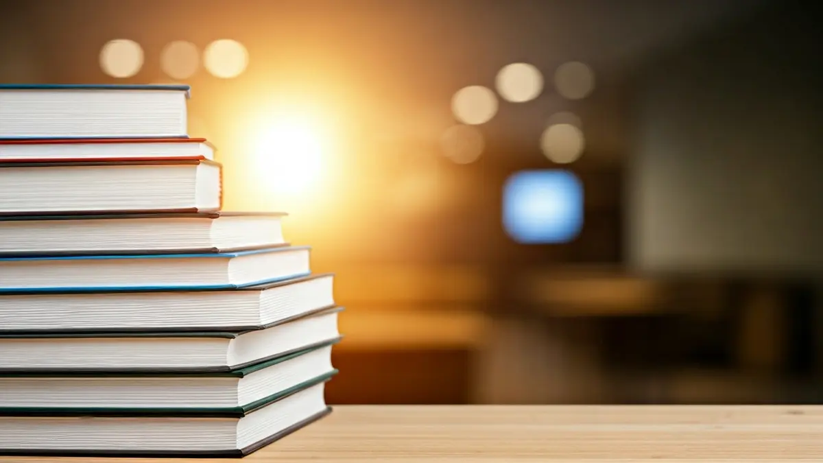 Generic image of books and study materials on a desk.