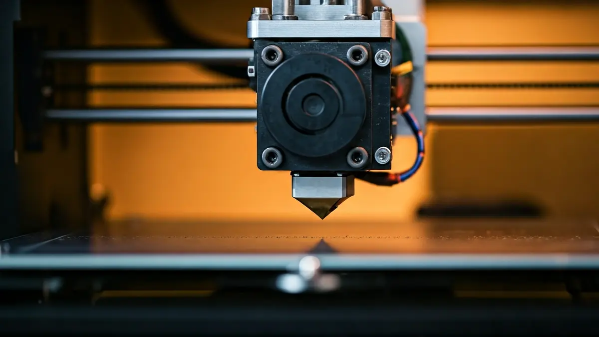 Generic image of a 3D printer in operation, symbolizing advanced manufacturing.