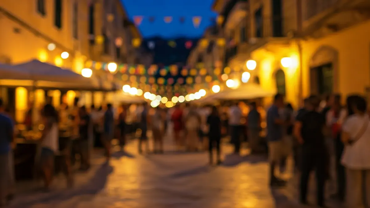 Generic image of a local fair with a festive atmosphere and people enjoying themselves.
