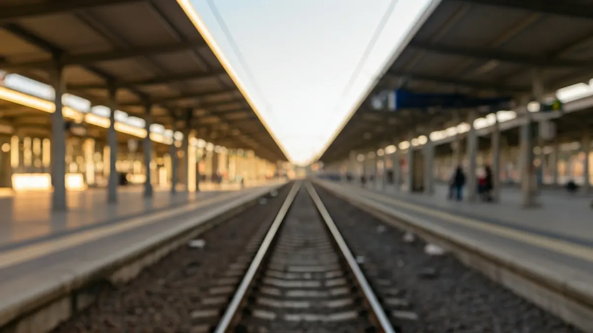 Imagen genérica de una estación de tren de cercanías en Andalucía.
