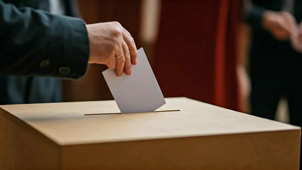 Generic image of a ballot box, symbolizing the democratic process.