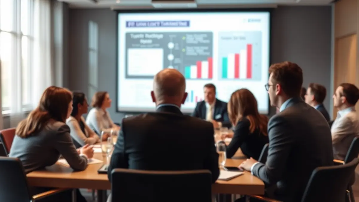 Generic image of a business or networking event.