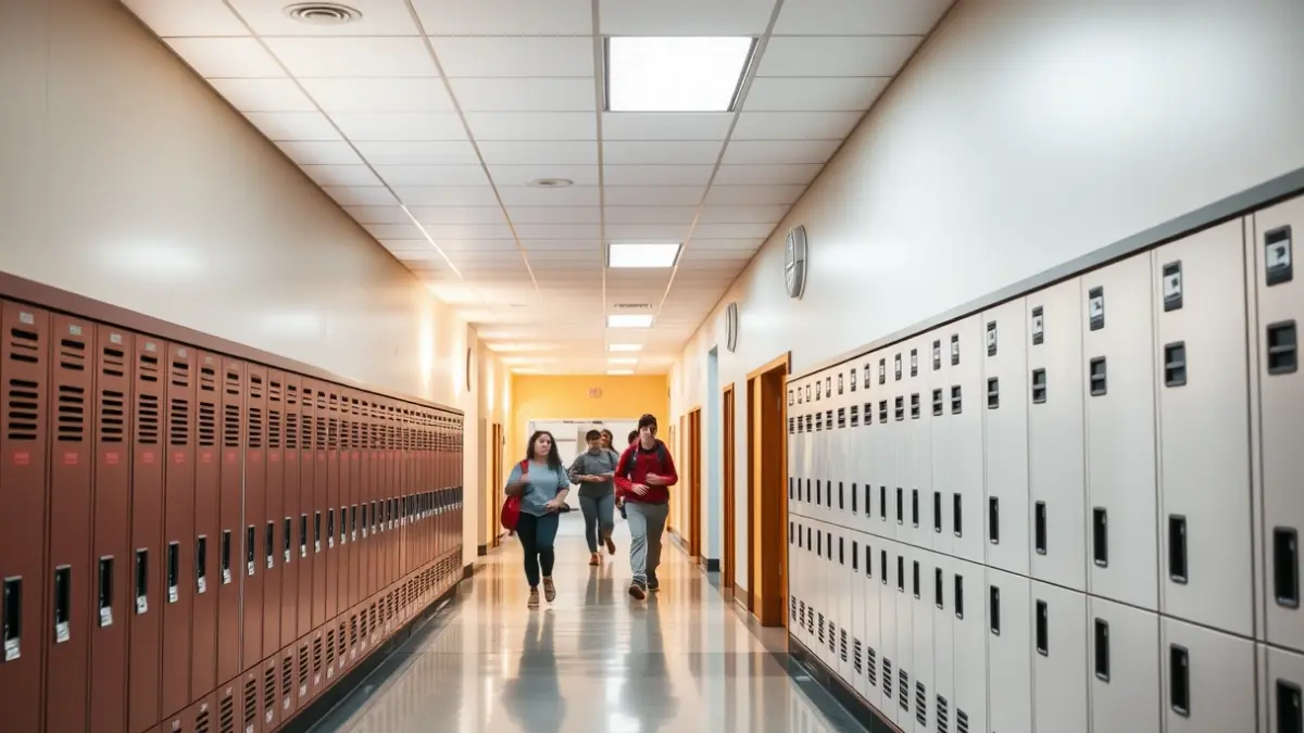 Imagen genérica de un instituto moderno y espacioso.