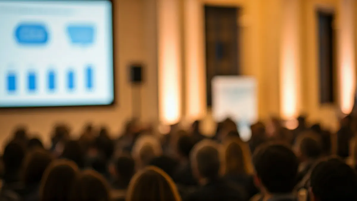 Generic image of a congress or conference on tourism and sustainability.