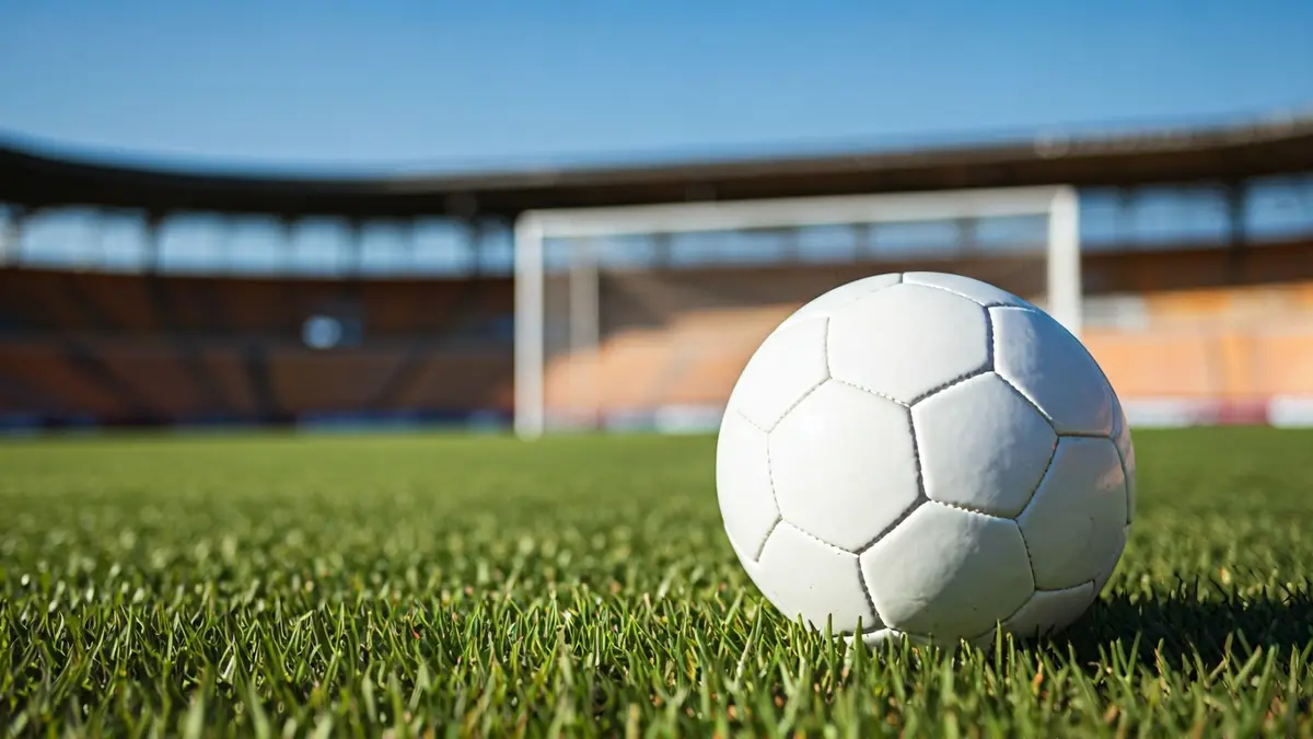 Imagen genérica de un balón de fútbol en un campo de césped.