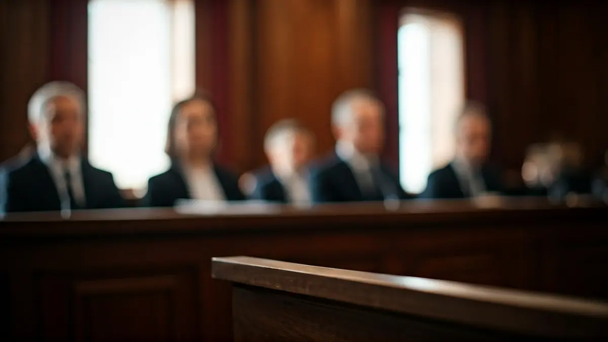 Imagen genérica de un jurado en un tribunal.