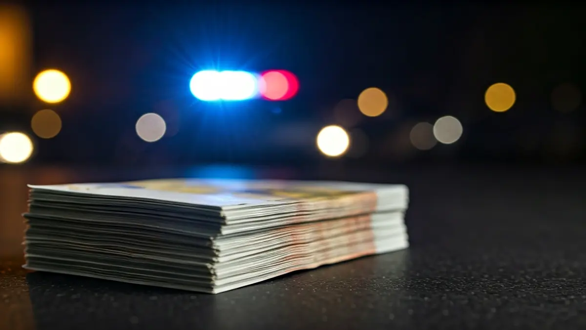 Generic image of euro banknotes, symbolizing illicit money.