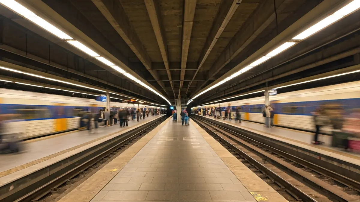 Imagen genérica de una estación de metro en Málaga.
