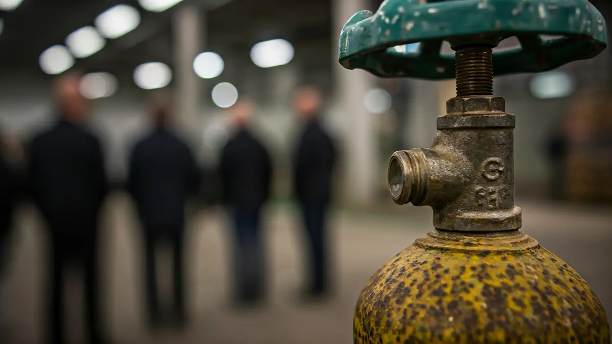 Image of a butane gas cylinder, symbolizing the thefts