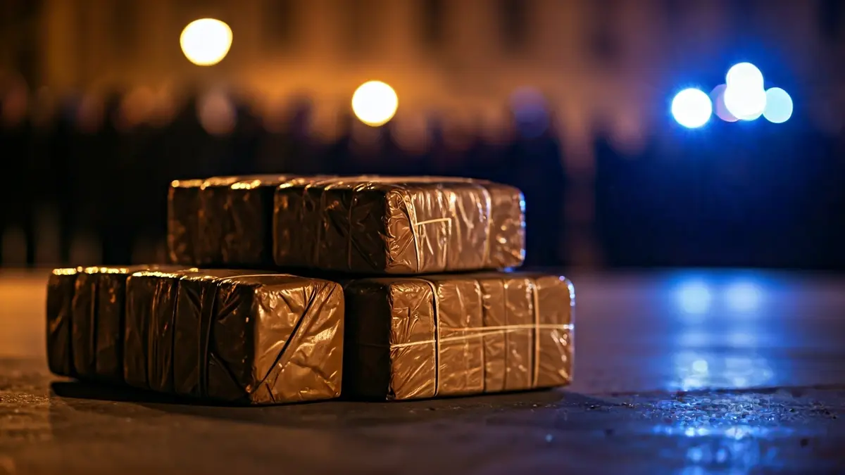 Generic image of seized hashish bales.