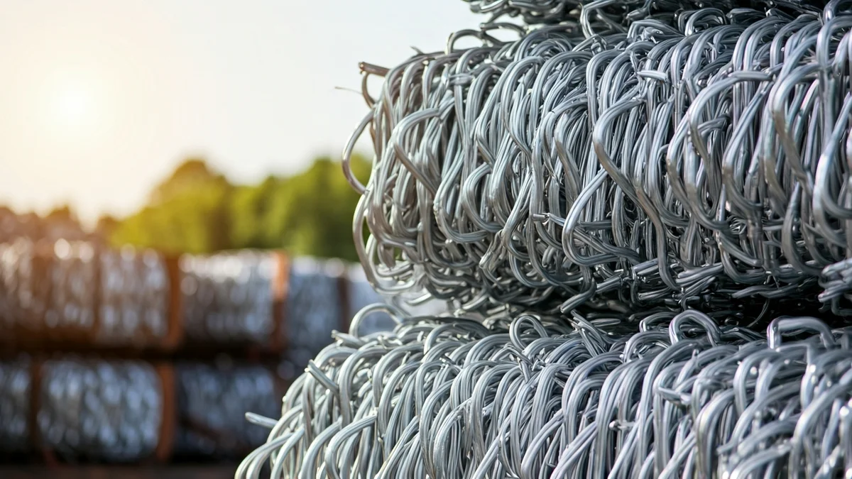 Generic image of aluminum scrap piled in an industrial setting.