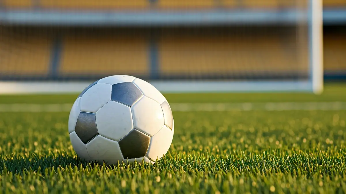 Imagen genérica de un balón de fútbol en un campo de césped.