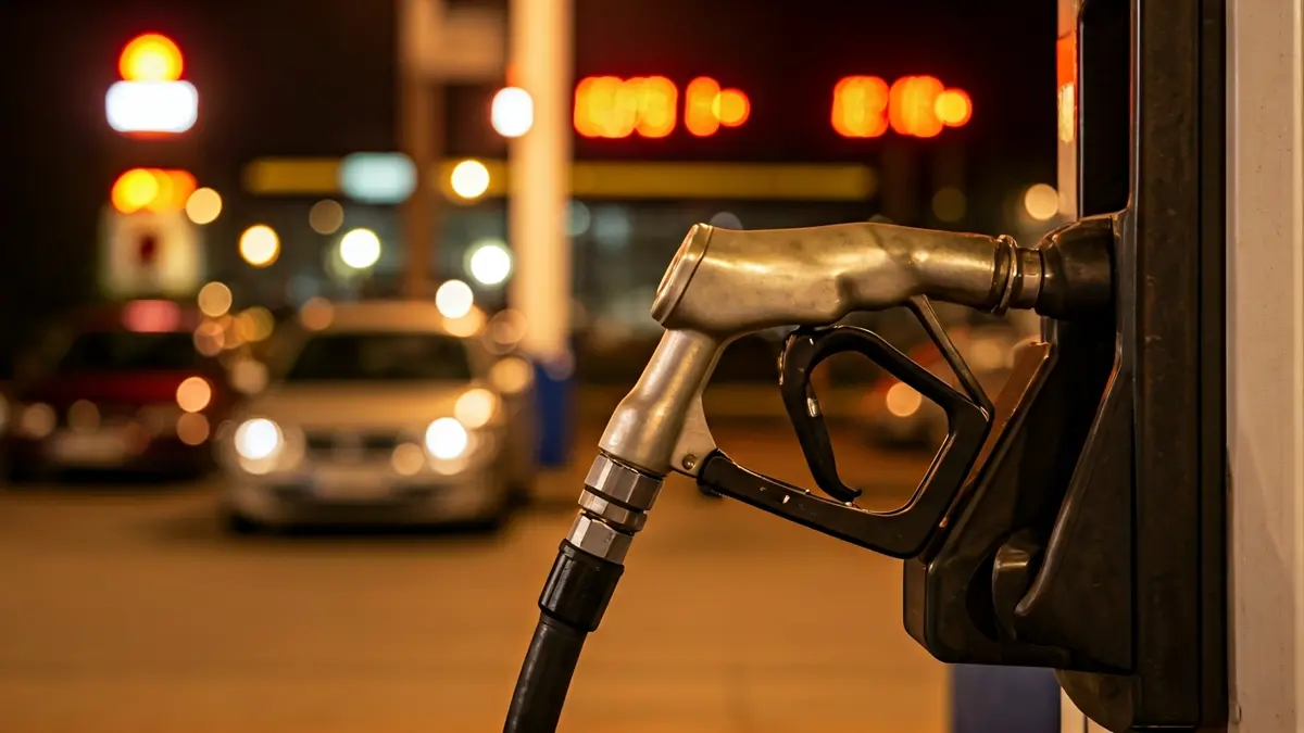 Generic image of a diesel fuel pump nozzle at a gas station.