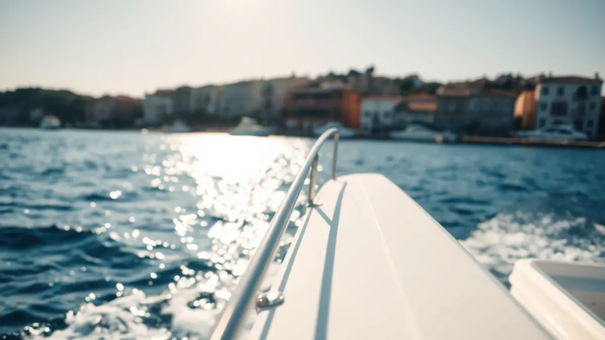 Imagen genérica de un yate de lujo navegando cerca de la costa de Marbella.