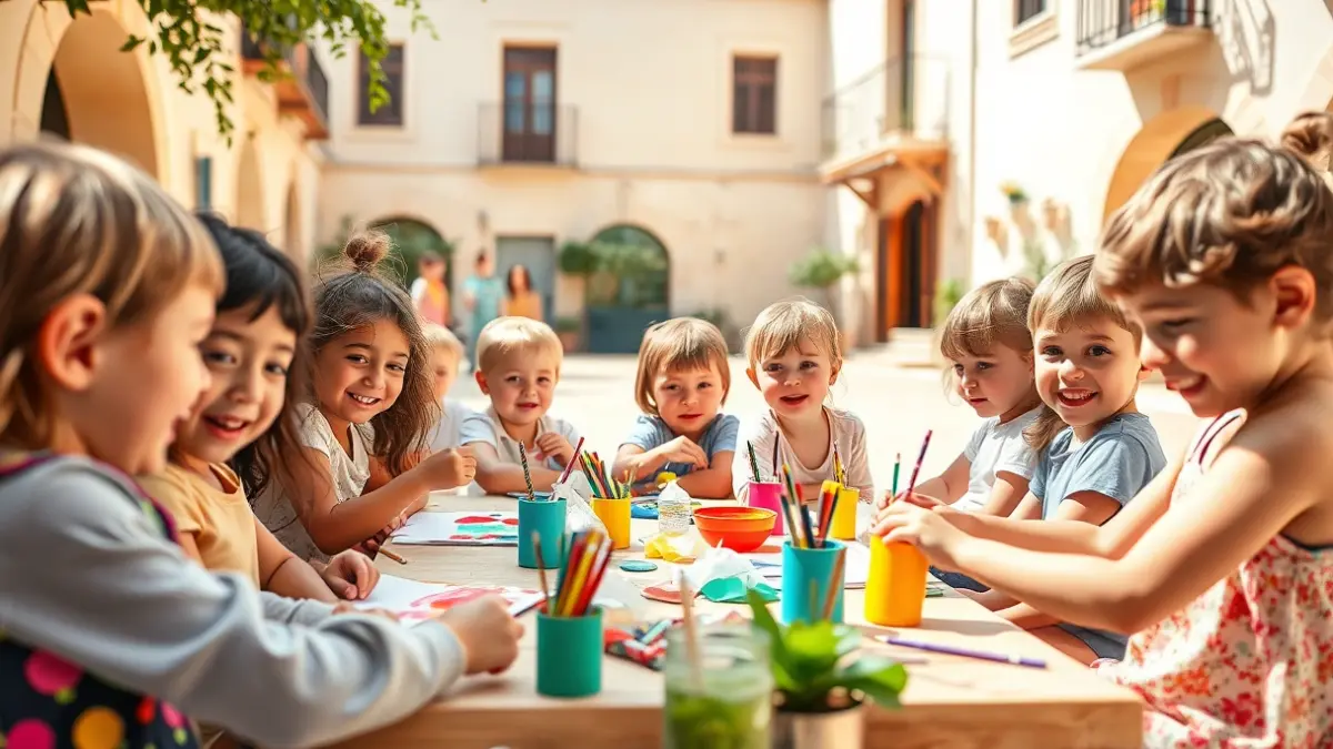 Generic image of children enjoying summer camp activities.