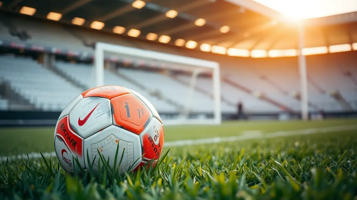 Imagen genérica de un balón de fútbol en un campo de césped.