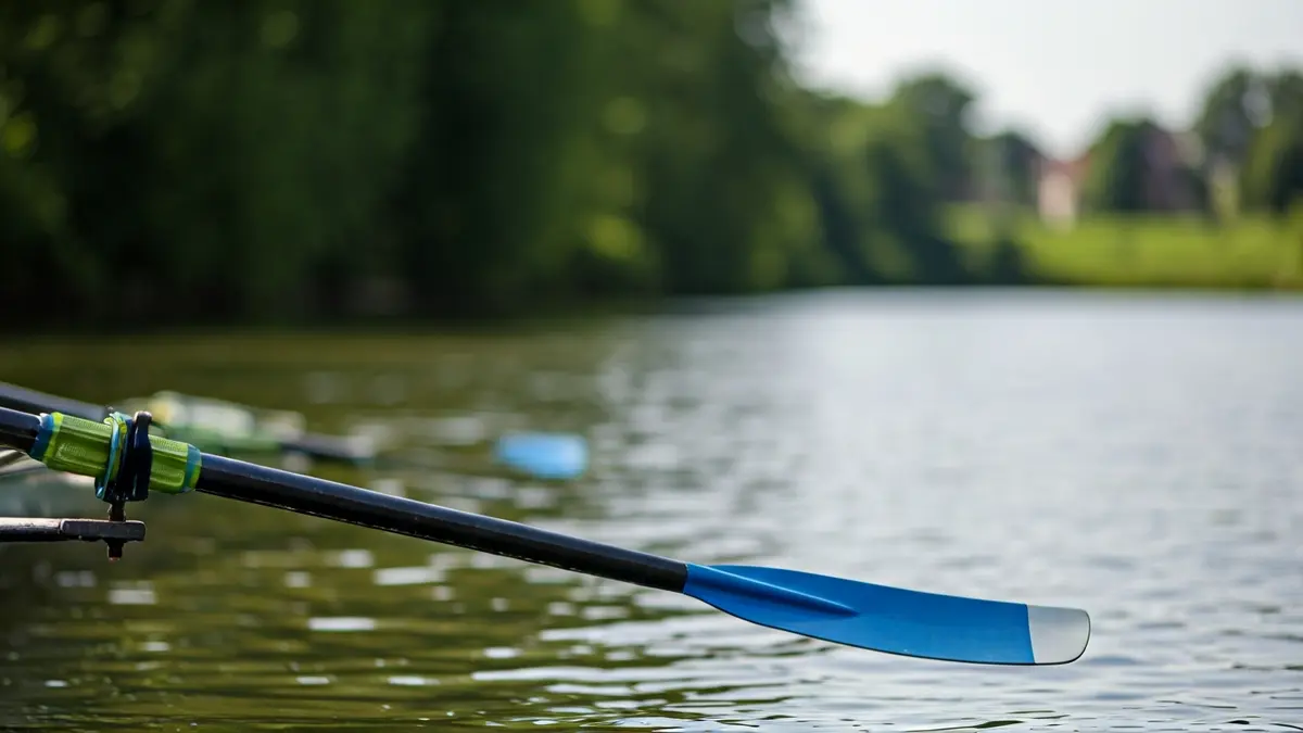 Imagen genérica de un remo en el agua, simbolizando el deporte del remo.