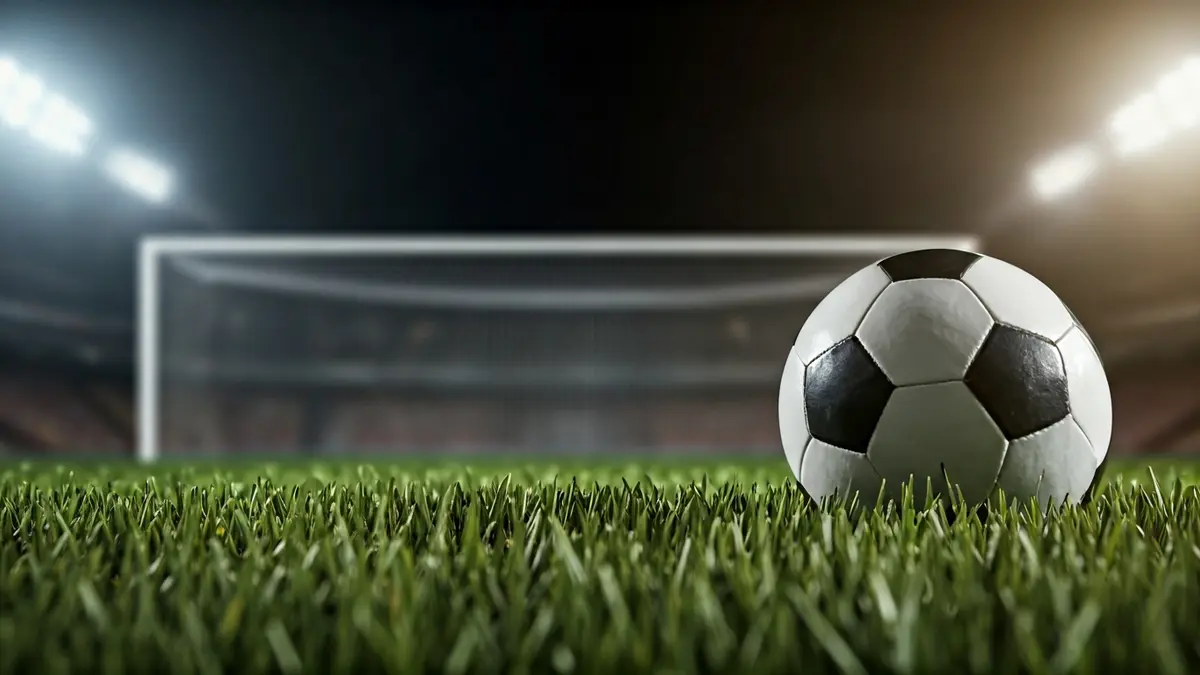 Imagen genérica de un balón de fútbol en un campo de césped.