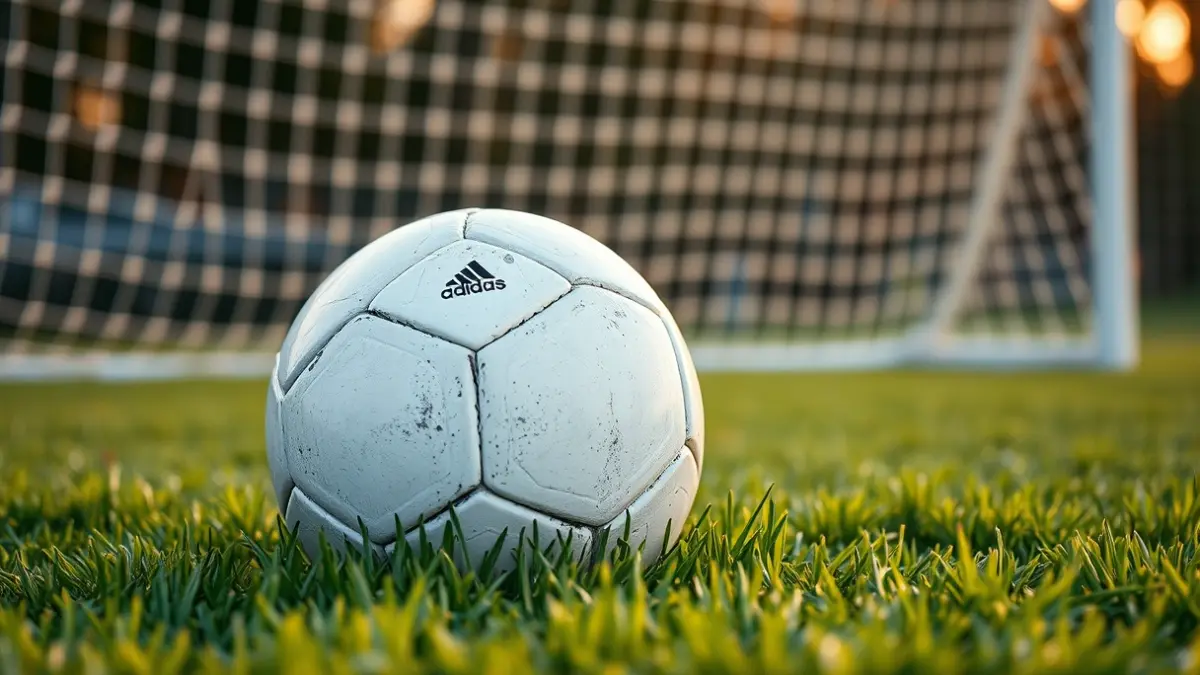 Imagen genérica de un balón de fútbol en el césped de un campo.
