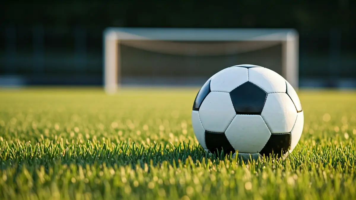 Imagen genérica de un balón de fútbol en un campo de césped.