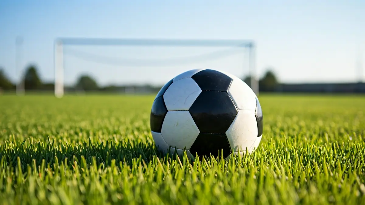 Imagen genérica de un balón de fútbol en un campo de césped.