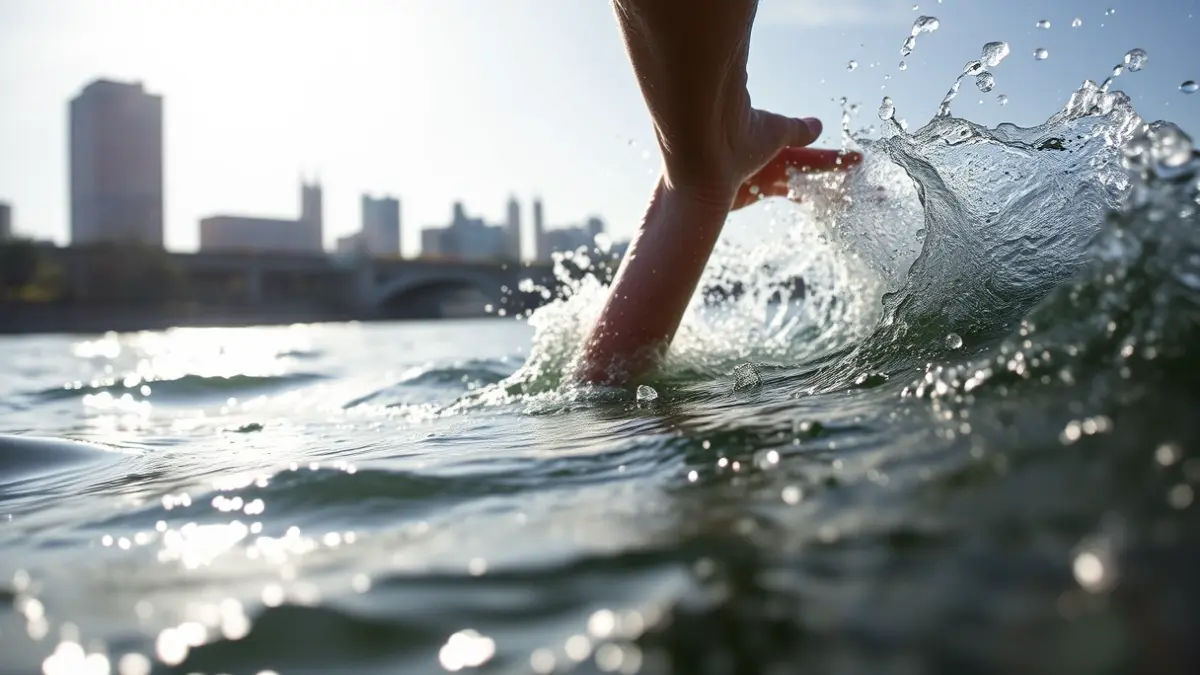 Generic image of an open water swimmer.