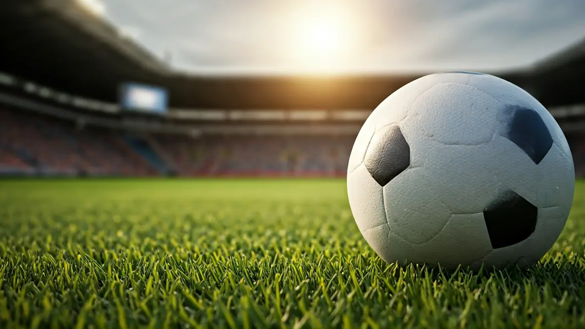 Imagen genérica de un balón de fútbol en un campo de césped.