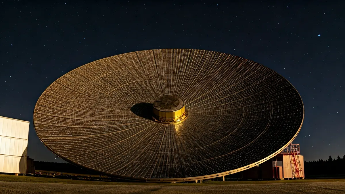 Generic image of a space telescope, symbolizing astronomical research.