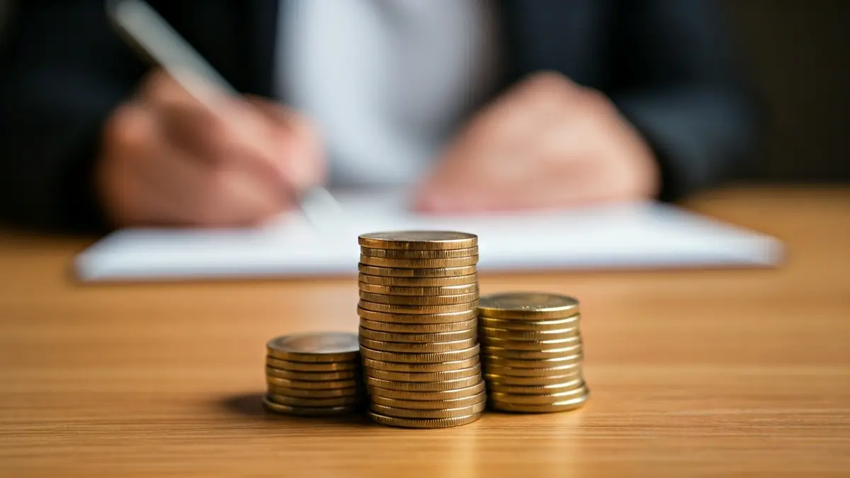 Imagen genérica de dinero y documentos, simbolizando ayudas económicas.