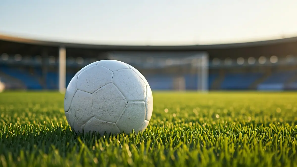 Imagen genérica de un balón de fútbol en un campo de césped.