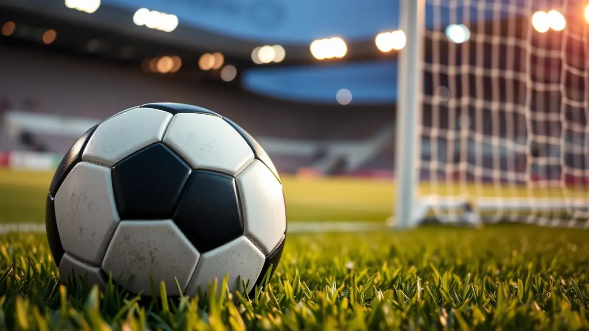 Imagen genérica de un balón de fútbol en un campo de juego.