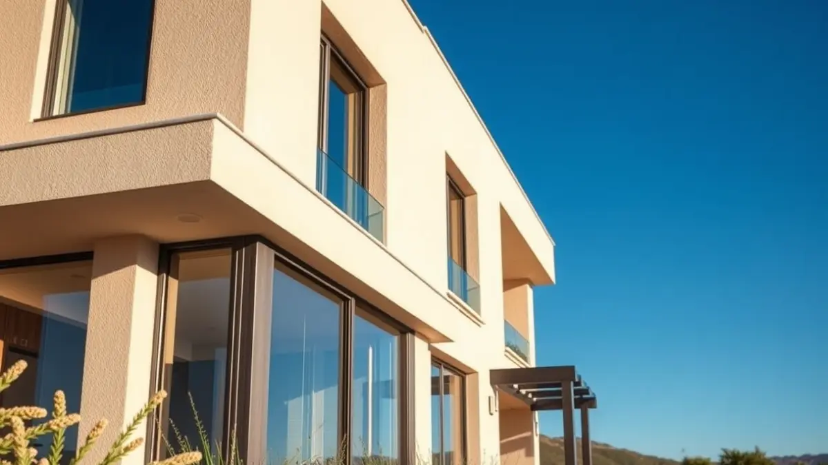 Image of a modern and sustainable luxury home in Marbella.