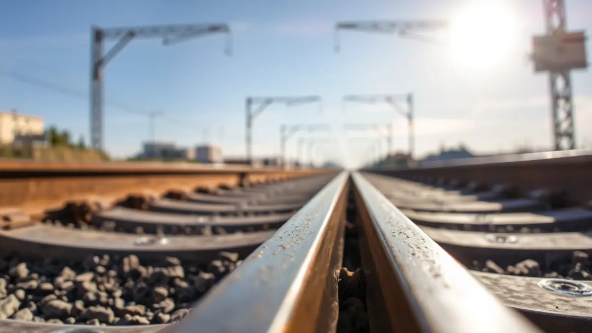 Generic image of train tracks, symbolizing railway infrastructure.