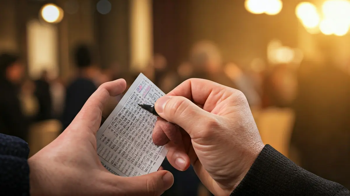 Imagen genérica de un boleto de lotería y una mano, simbolizando la venta de un premio.