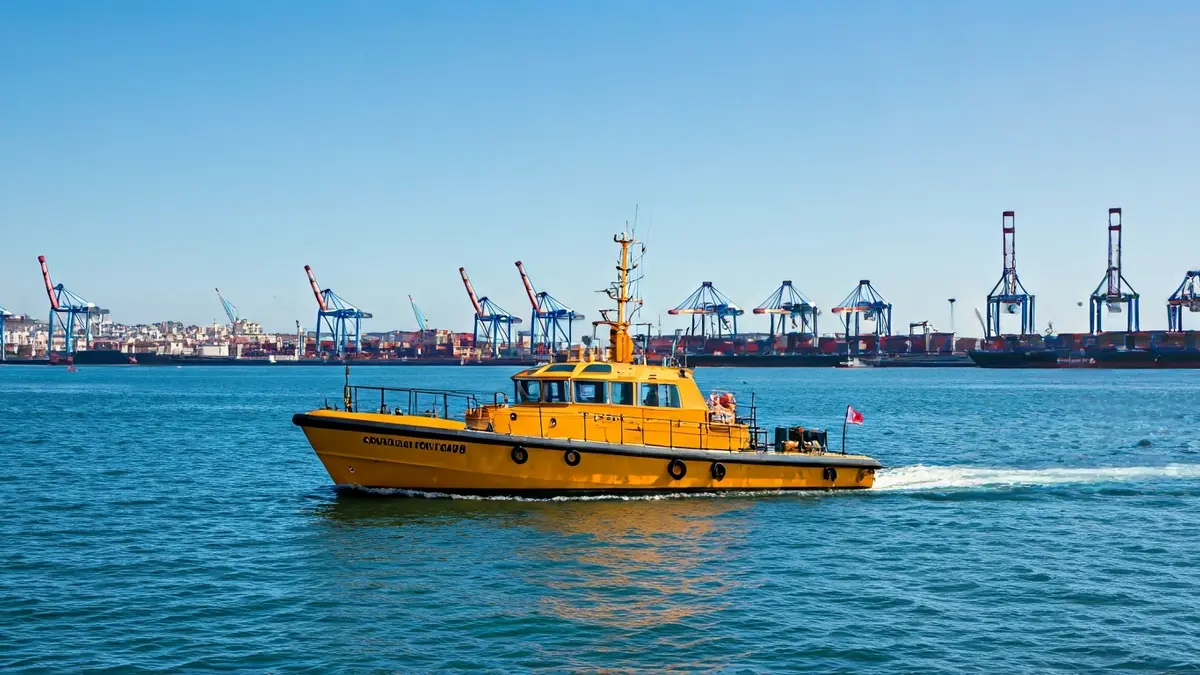 New vessel 'Prácticos Doce Mad' at the Port of Málaga.