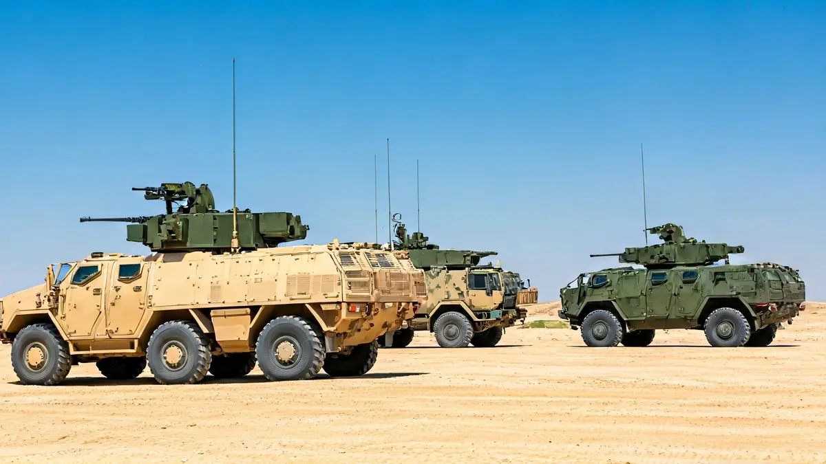 Demostración táctica del Ejército de Tierra en la base de Viator, Almería.
