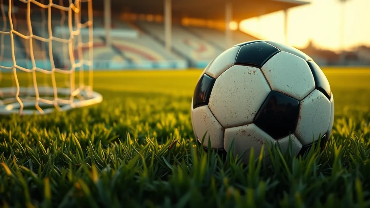 Imagen genérica de un balón de fútbol en un campo de césped.