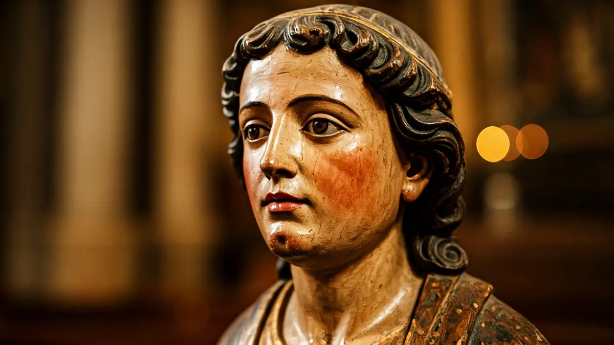 Imagen de la talla de 'El Abuelo' en el Santuario Camarín de Jesús en Jaén.