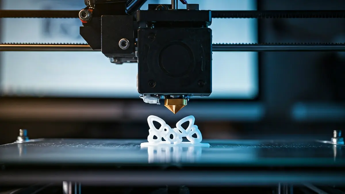 Generic image of a 3D printer manufacturing a prototype, symbolizing educational innovation.