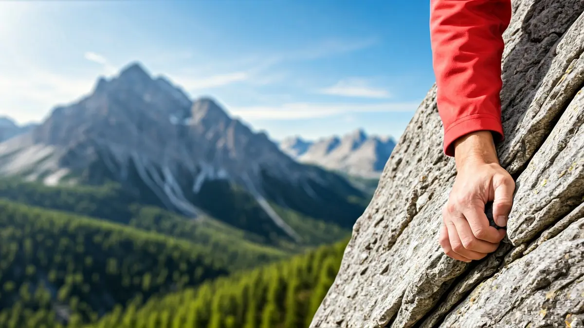 Generic image of a climber on a mountain.
